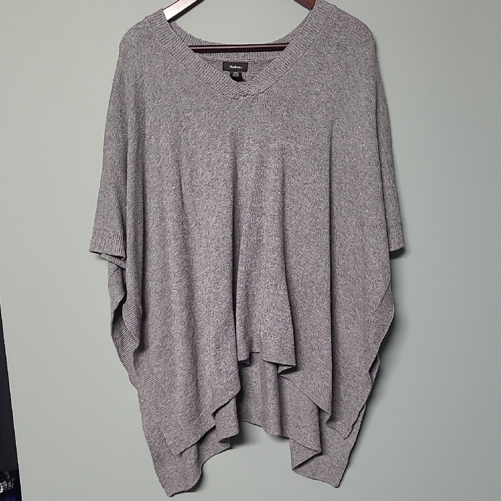 Gray Women's Poncho